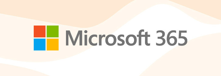 Logo och länk till Microsoft 365